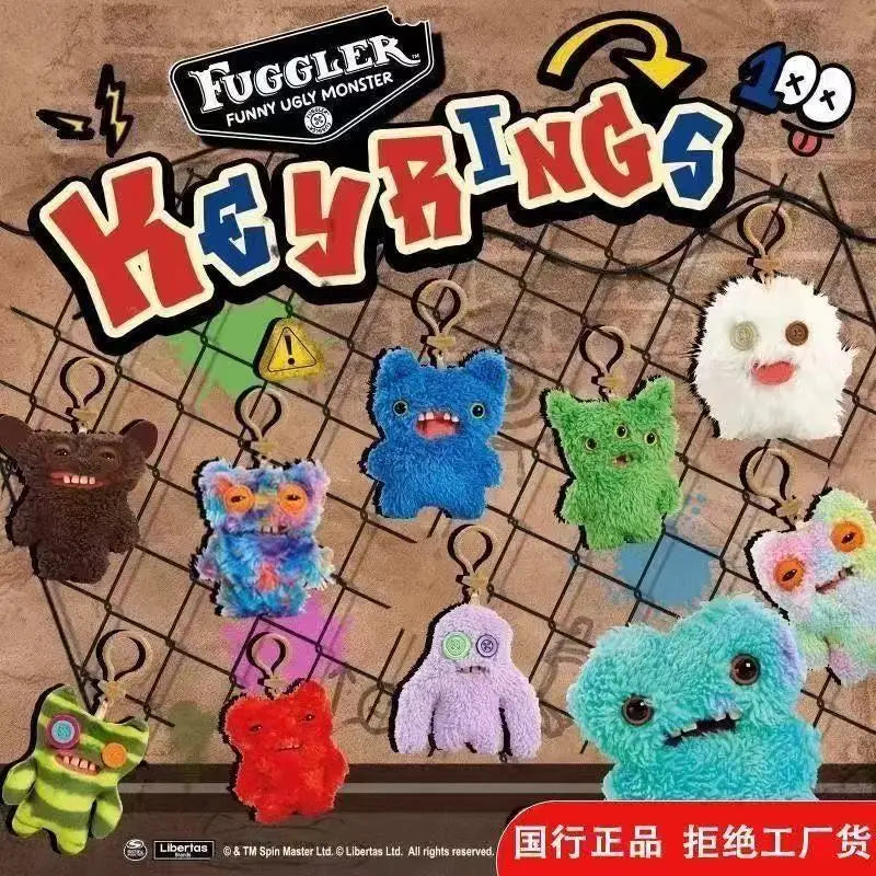 Soft Ugly Teeth Monster Plush Toy 10cm Stuffed Multi Eyed Creature Doll Shopping Mall Arcade Machine Prize Direct Sale Item