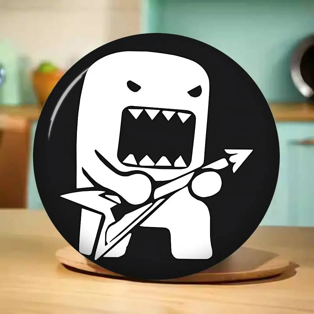 Cute Domo Kun 58mm Handmade Brooch Cartoon Cosplay Badge on Backpack Jewelry Accessories Gifts - Toxic Skullz