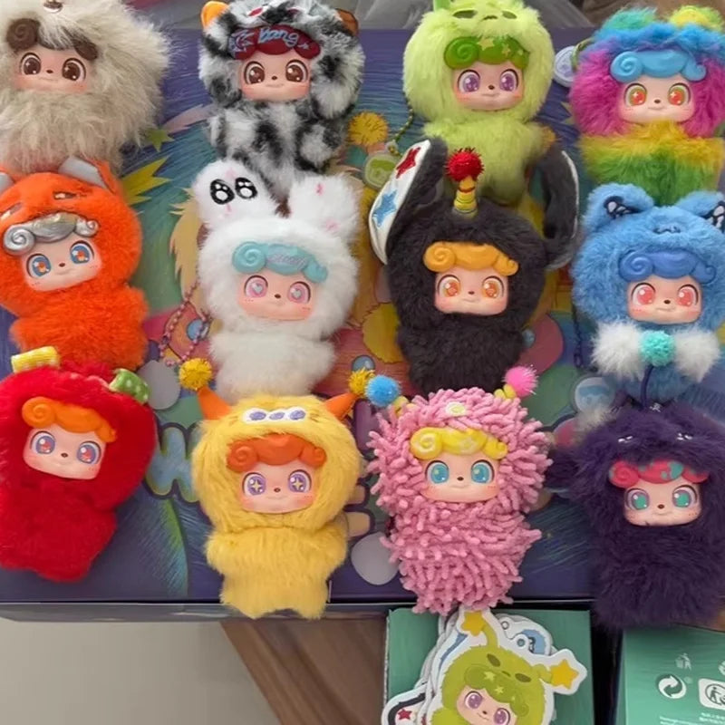 Qkid Radio Club Mini Plush Pendant Blind Box Odd And Odd Trendy Doll Trendy Play Girl Cute Birthday Gift Festival Surprise - Toxic Skullz