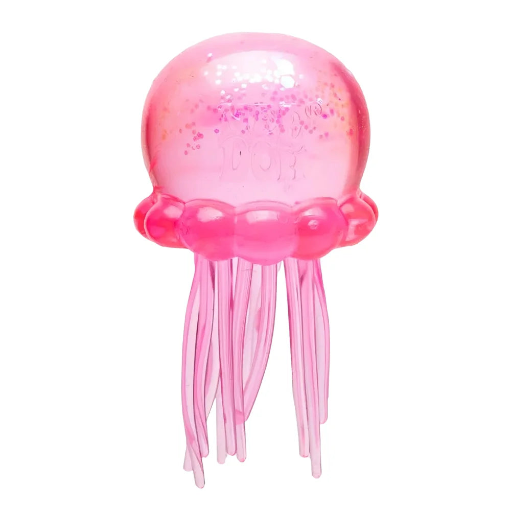 Trending Nee Doh Jellyfish & Cube Squish Toy, Soft Jelly Squeeze Stress Relief Fidget Toy, Sensory NeeDoh for Kids & Adults - Toxic Skullz