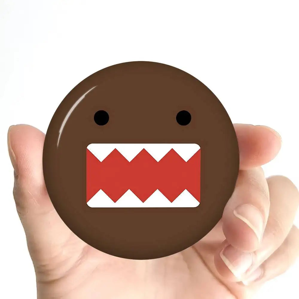 Cute Domo Kun 58mm Handmade Brooch Cartoon Cosplay Badge on Backpack Jewelry Accessories Gifts - Toxic Skullz
