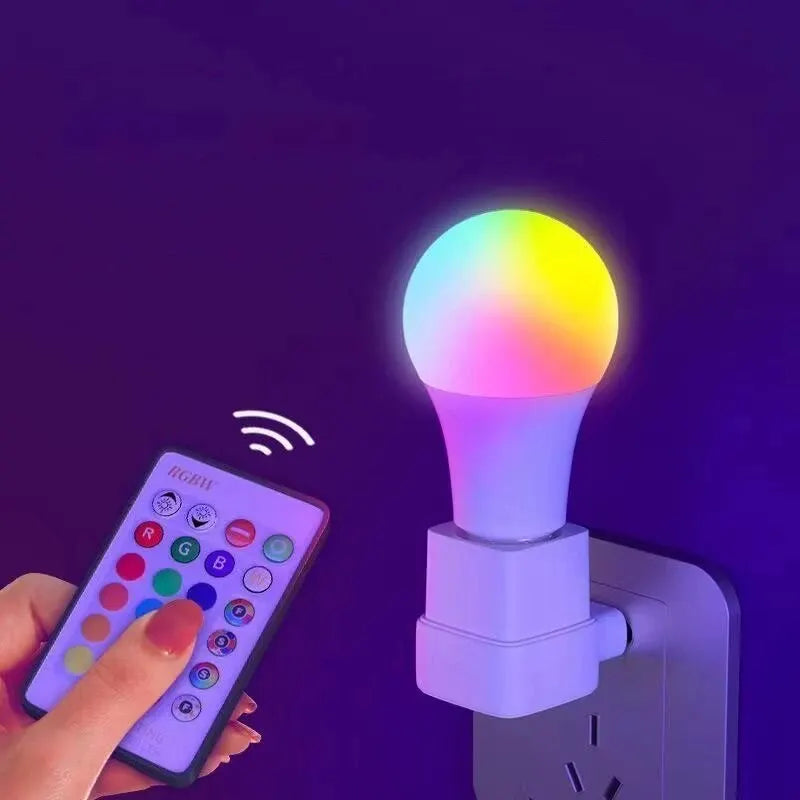 16-Color RGB LED Bulb E27 – Color Changing Light with Remote Control - Toxic Skullz
