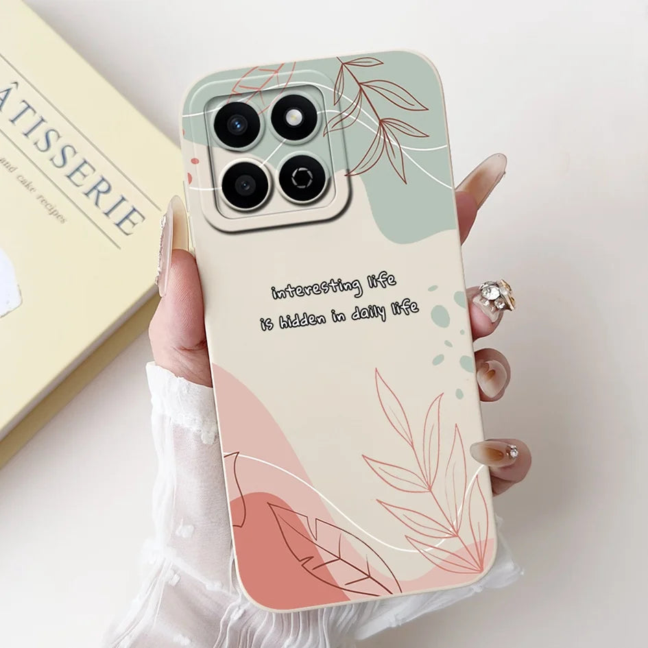 For Honor X7c 4G Case ALT-LX2 Shockproof Cover Sweet Girls Love Heart Soft Liquid Silicone Phone Cases For Honor 200 Smart Coque - Toxic Skullz