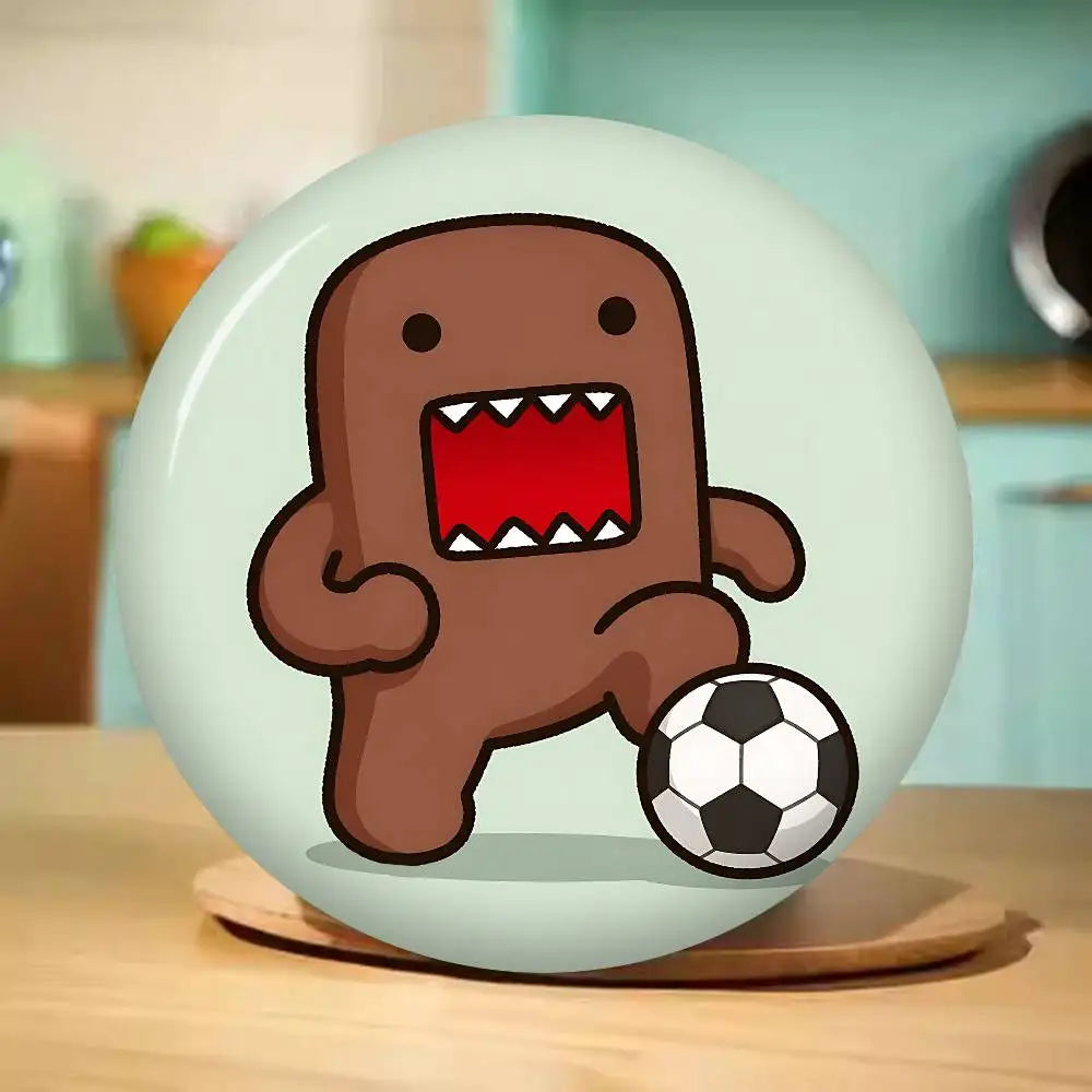 Cute Domo Kun 58mm Handmade Brooch Cartoon Cosplay Badge on Backpack Jewelry Accessories Gifts - Toxic Skullz
