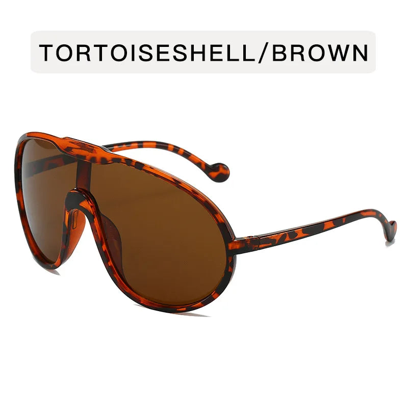 Big Size Women's Sun Glasses Bicycling Mountaineering Wind Proof Sunglasses Woman Vintage Stylish Men Sun Glass