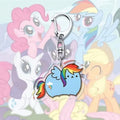 1pcs My Little Pony Keychain acrylic Pendant Anime Keyring Cartoon Decorative Pendants - Toxic Skullz