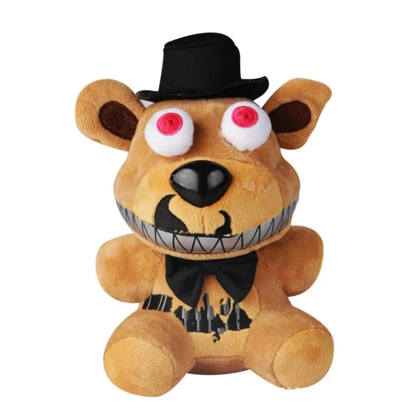 Five Night At Freddy Fnaf Cute Plush Toys Game Doll Bonnie Bear Foxy Cartoon Stuffed Dolls Freddy Toy Gifts - Toxic Skullz