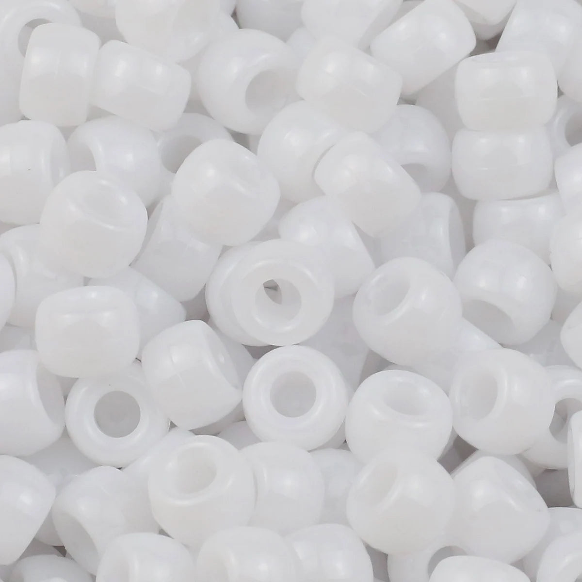 1200Pcs multi-colored Large Hole Pony Beads Plastic Beads For Bracelets Making DIY Crafts - Toxic Skullz