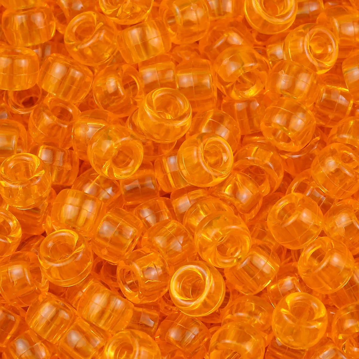 1200Pcs multi-colored Large Hole Pony Beads Plastic Beads For Bracelets Making DIY Crafts - Toxic Skullz