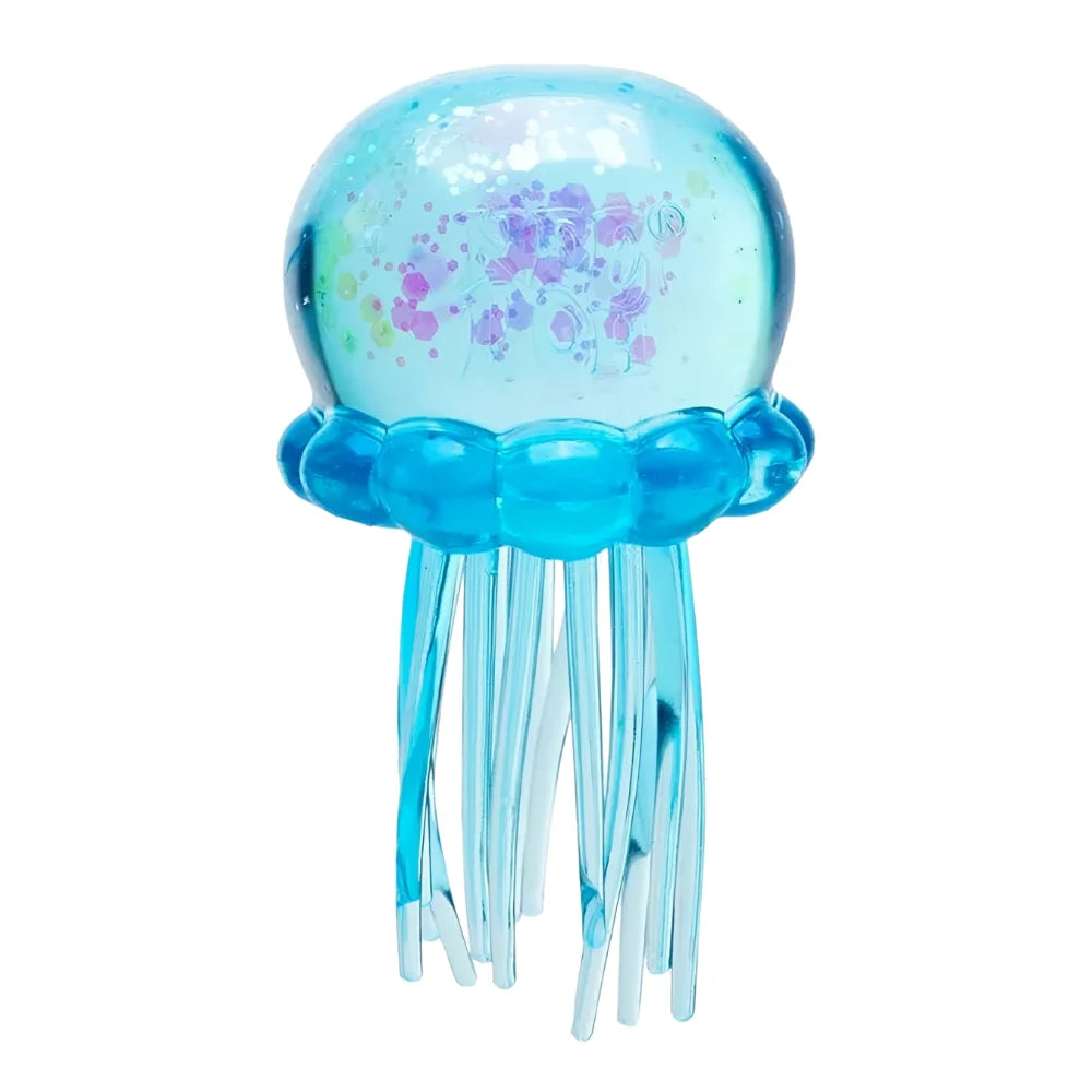 Trending Nee Doh Jellyfish & Cube Squish Toy, Soft Jelly Squeeze Stress Relief Fidget Toy, Sensory NeeDoh for Kids & Adults - Toxic Skullz