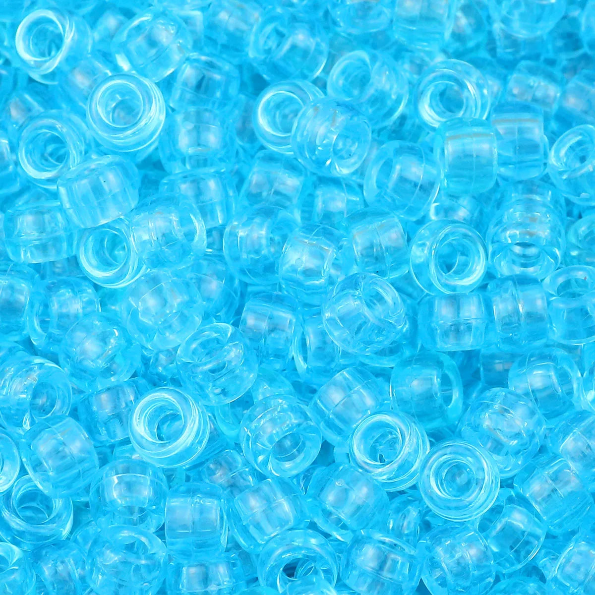 1200Pcs multi-colored Large Hole Pony Beads Plastic Beads For Bracelets Making DIY Crafts - Toxic Skullz