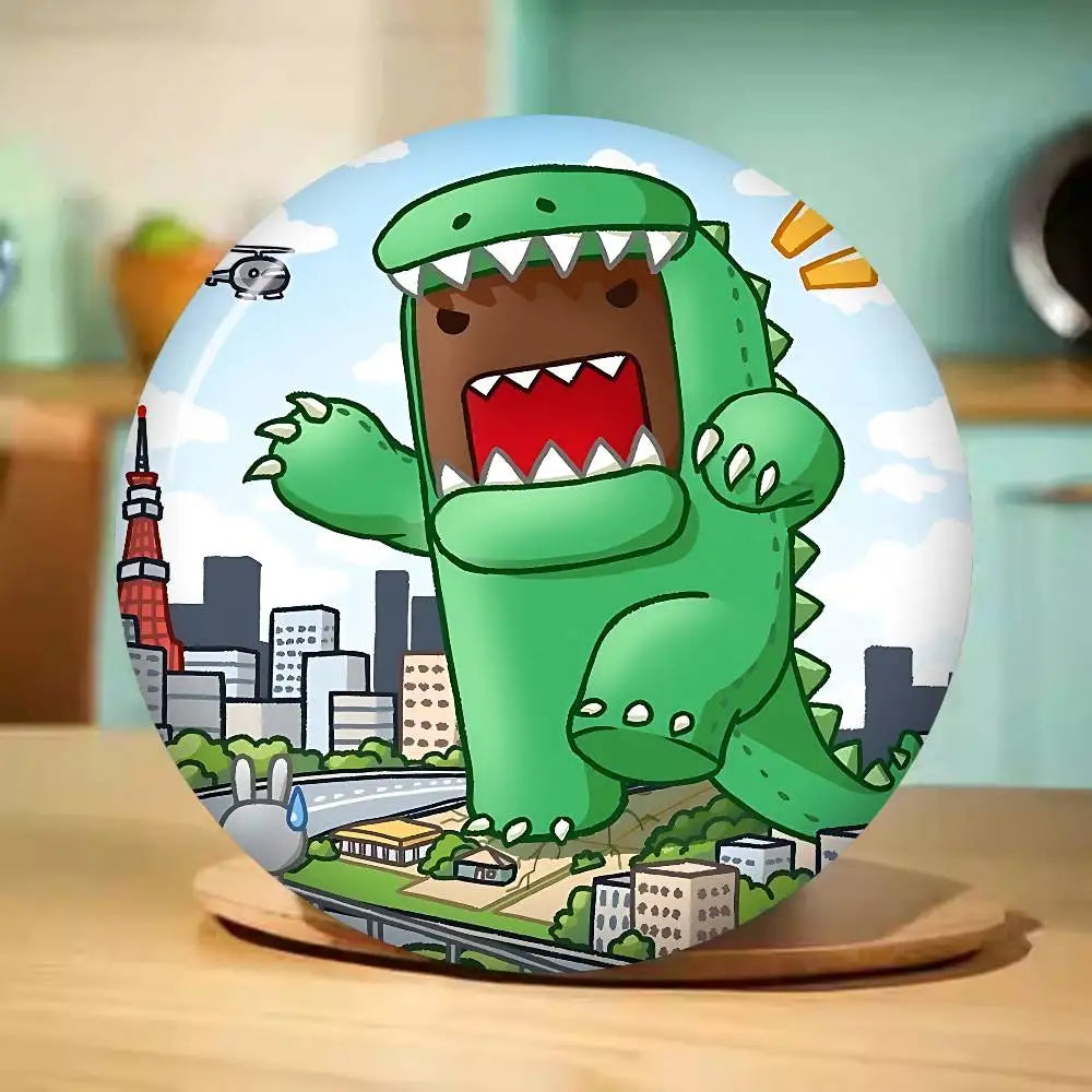 Cute Domo Kun 58mm Handmade Brooch Cartoon Cosplay Badge on Backpack Jewelry Accessories Gifts - Toxic Skullz