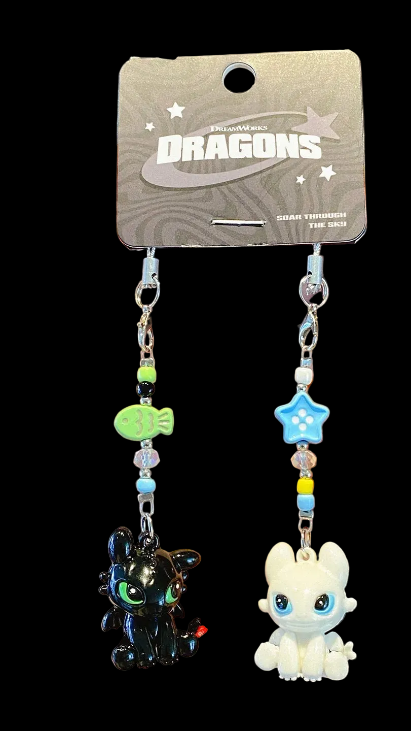 Authentic Dragon Taming Master Flying Toothless Boy Keychain New Bag Pendant Small Accessories Car Keychain Decorative Gift - Toxic Skullz