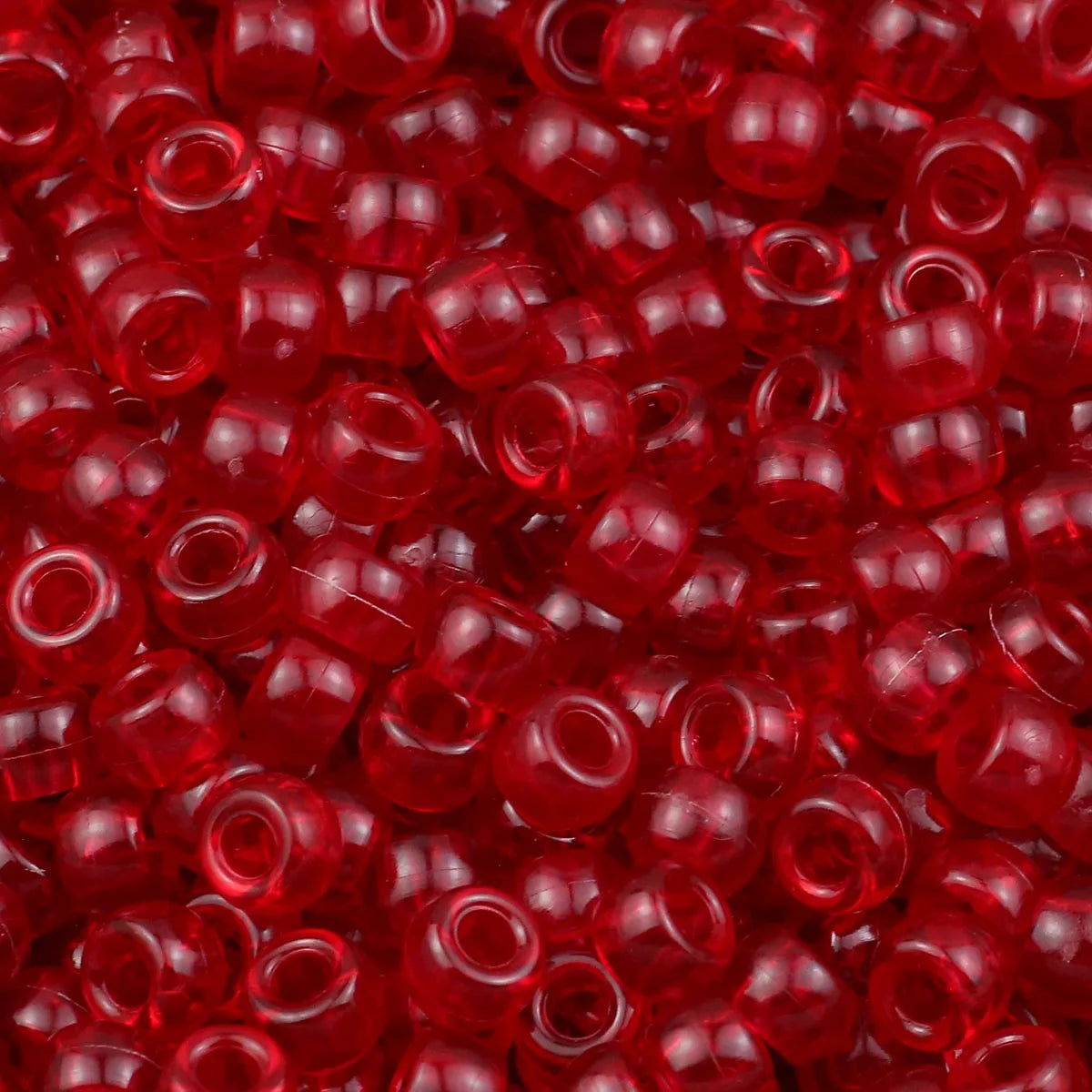 1200Pcs multi-colored Large Hole Pony Beads Plastic Beads For Bracelets Making DIY Crafts - Toxic Skullz