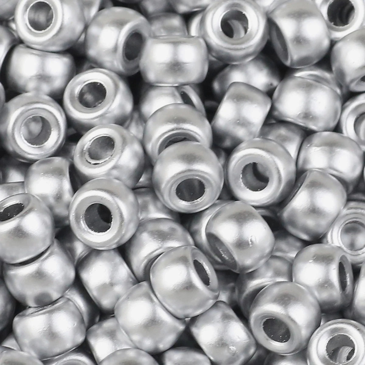 1200Pcs multi-colored Large Hole Pony Beads Plastic Beads For Bracelets Making DIY Crafts - Toxic Skullz
