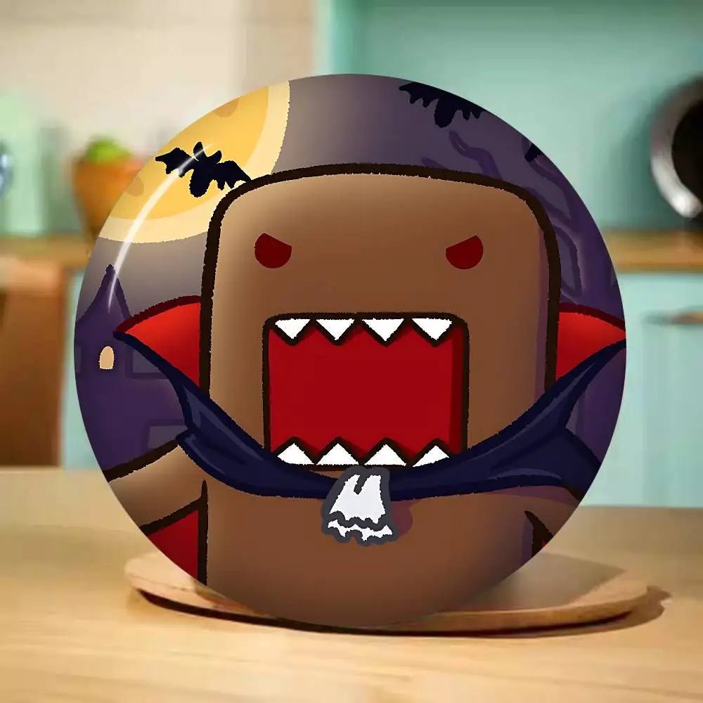 Cute Domo Kun 58mm Handmade Brooch Cartoon Cosplay Badge on Backpack Jewelry Accessories Gifts - Toxic Skullz