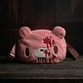 Pastel Goth Bloody Bear Crossbody Bag - Toxic Skullz