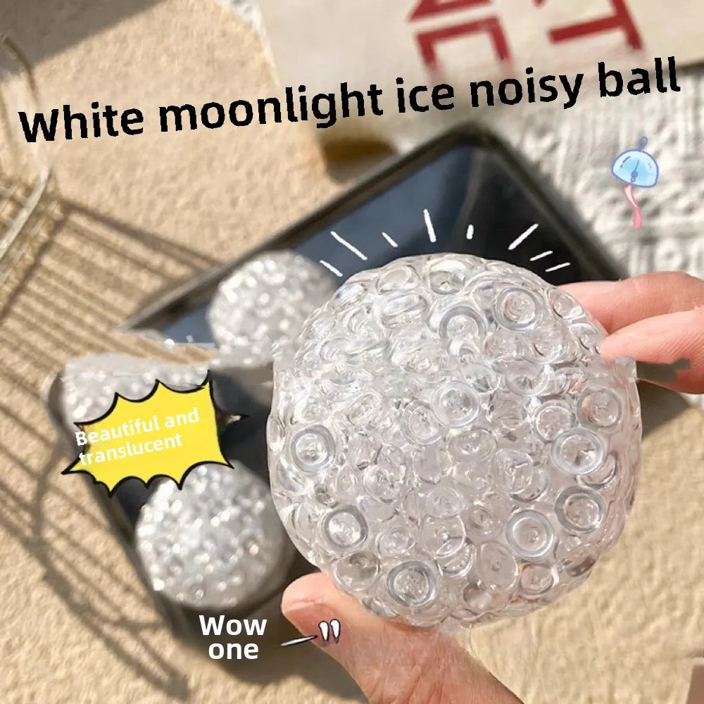 Ice Bead Squishy Stress Ball | Sensory Fidget Toy for Kids & Adults - Toxic Skullz