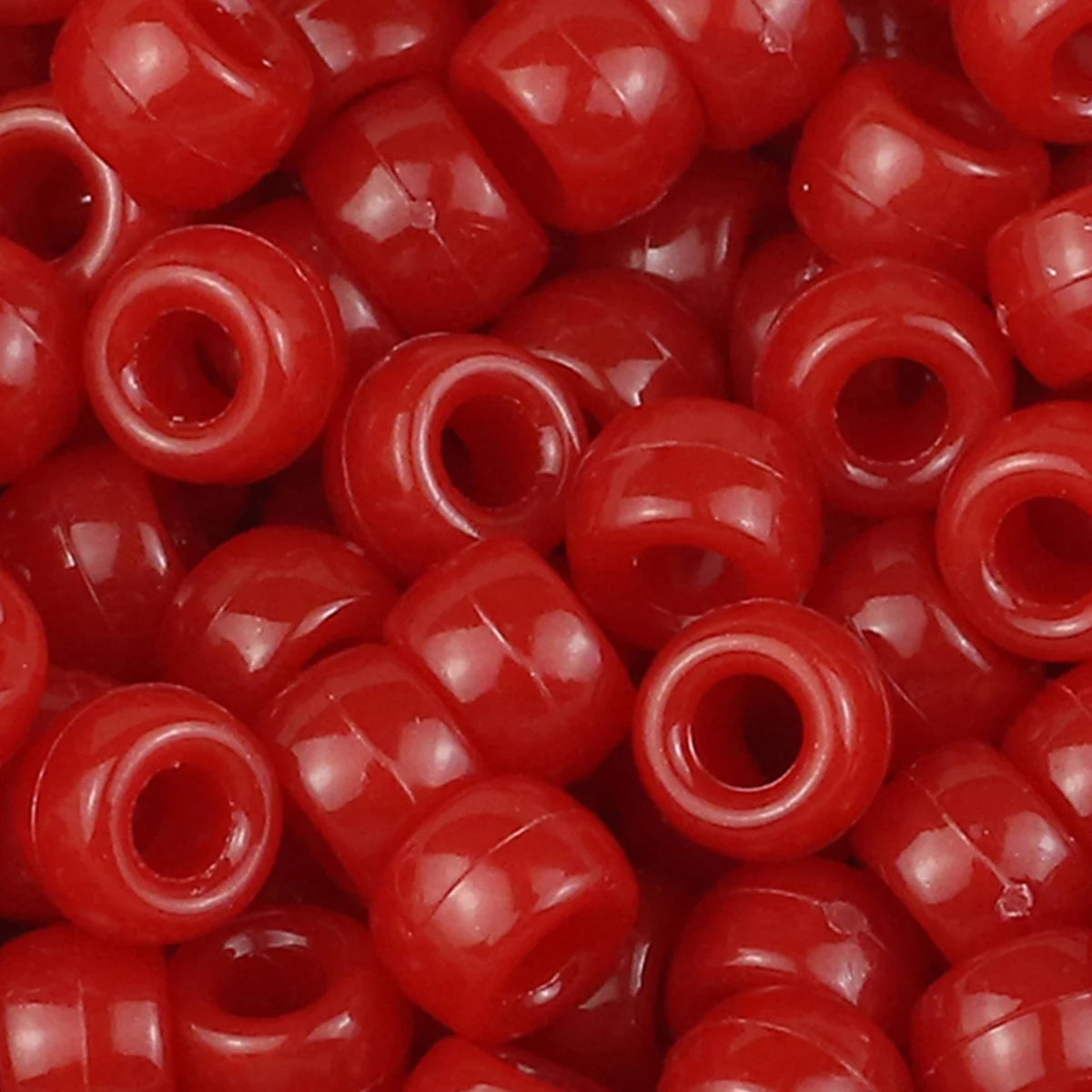 1200Pcs multi-colored Large Hole Pony Beads Plastic Beads For Bracelets Making DIY Crafts - Toxic Skullz