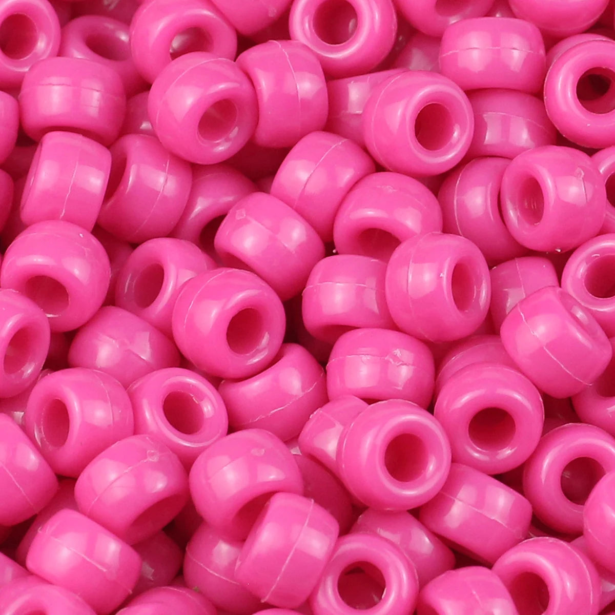 1200Pcs multi-colored Large Hole Pony Beads Plastic Beads For Bracelets Making DIY Crafts - Toxic Skullz