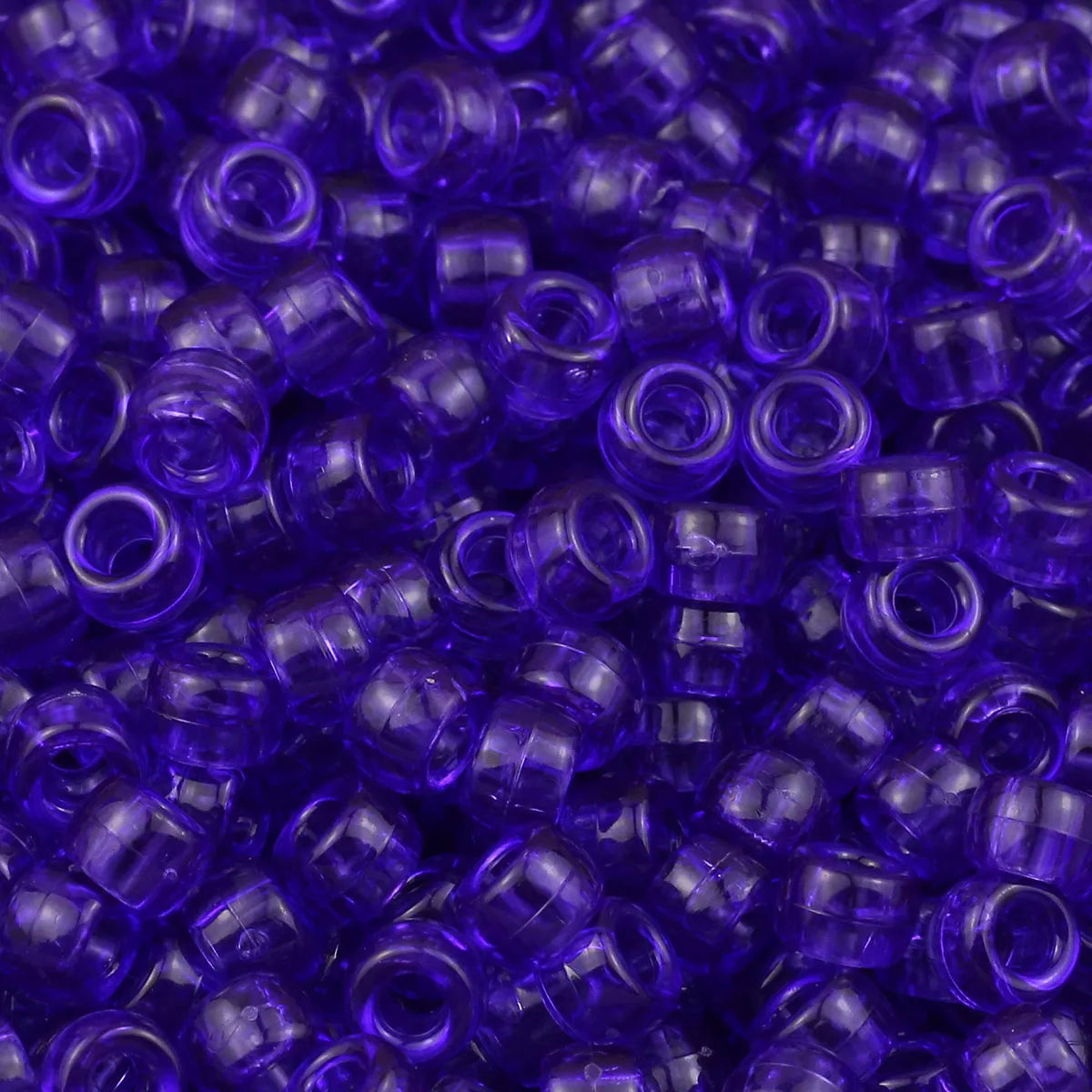 1200Pcs multi-colored Large Hole Pony Beads Plastic Beads For Bracelets Making DIY Crafts - Toxic Skullz