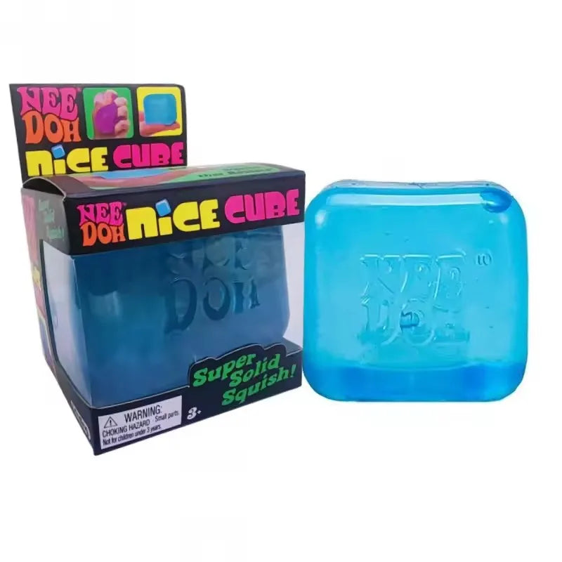 Trending Nee Doh Jellyfish & Cube Squish Toy, Soft Jelly Squeeze Stress Relief Fidget Toy, Sensory NeeDoh for Kids & Adults - Toxic Skullz