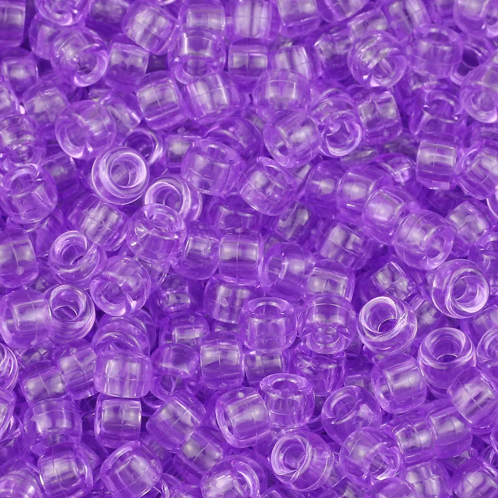 1200Pcs multi-colored Large Hole Pony Beads Plastic Beads For Bracelets Making DIY Crafts - Toxic Skullz