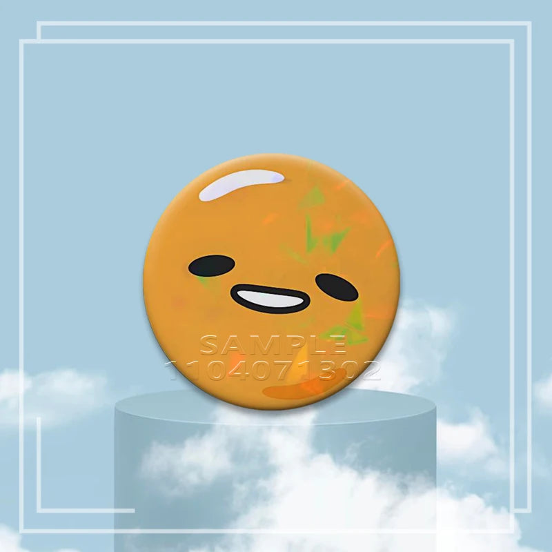 Y2K Holographic Eye Funny Face Badge Cute Cat Star Pins I Love EMO Boys Brooches DIY Backpack Jeans Decor Aesthetic Accessories - Toxic Skullz