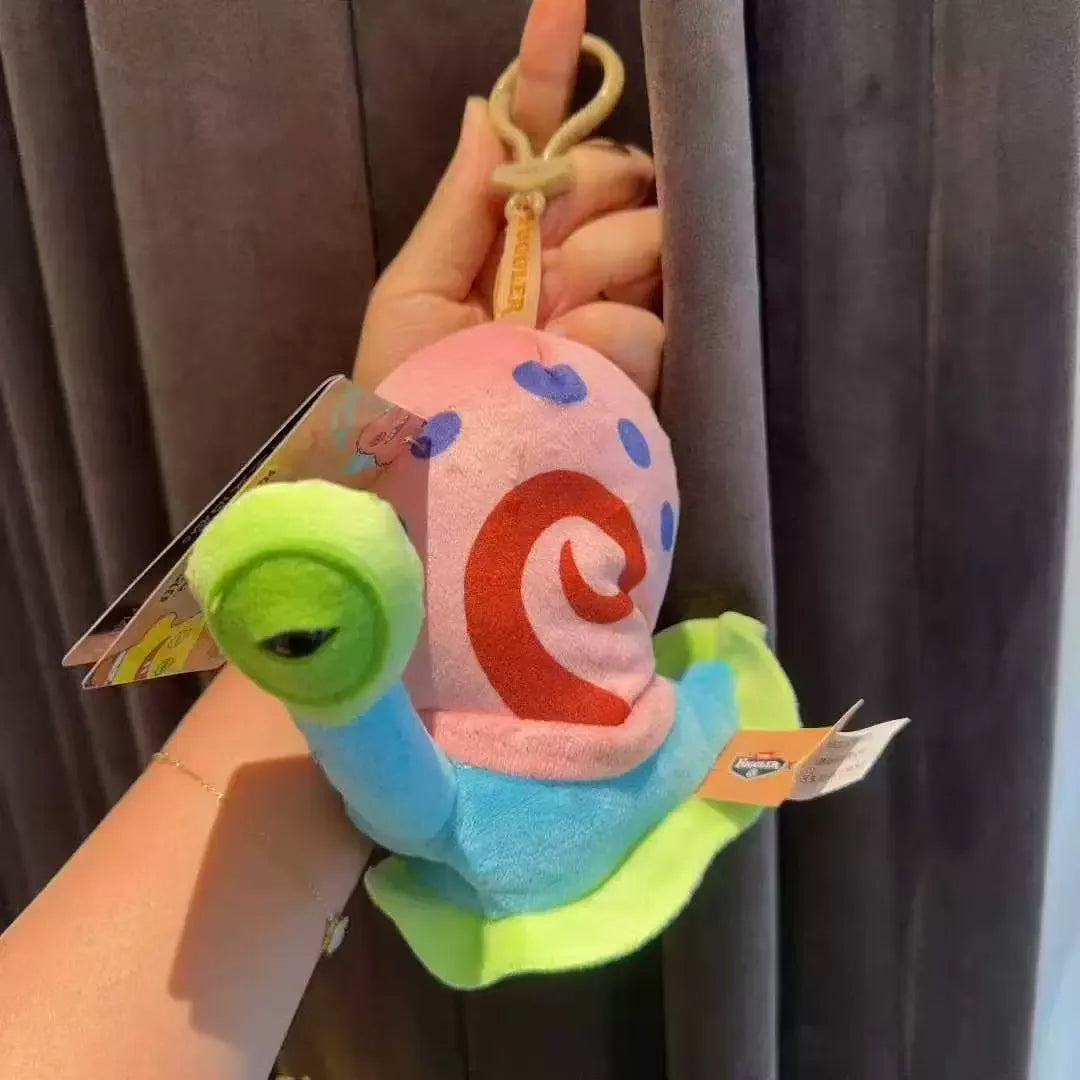 Original Fuggler SpongeBob Patrick Keychain Bag Charm for Backpack Decoration Soft Plush Doll Teeth Monster Ugly Cute Funny Toy - Toxic Skullz