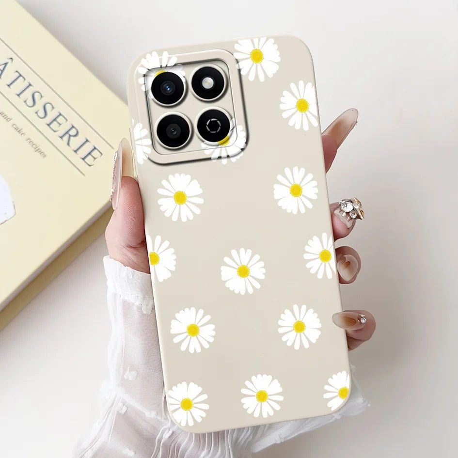 For Honor X7c 4G Case ALT-LX2 Shockproof Cover Sweet Girls Love Heart Soft Liquid Silicone Phone Cases For Honor 200 Smart Coque - Toxic Skullz