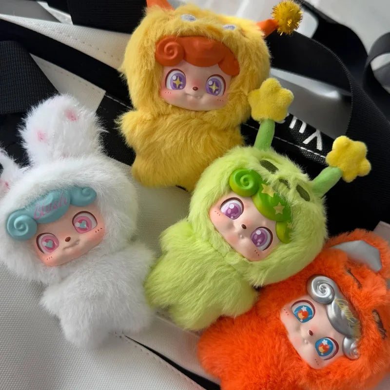Qkid Radio Club Mini Plush Pendant Blind Box Odd And Odd Trendy Doll Trendy Play Girl Cute Birthday Gift Festival Surprise - Toxic Skullz
