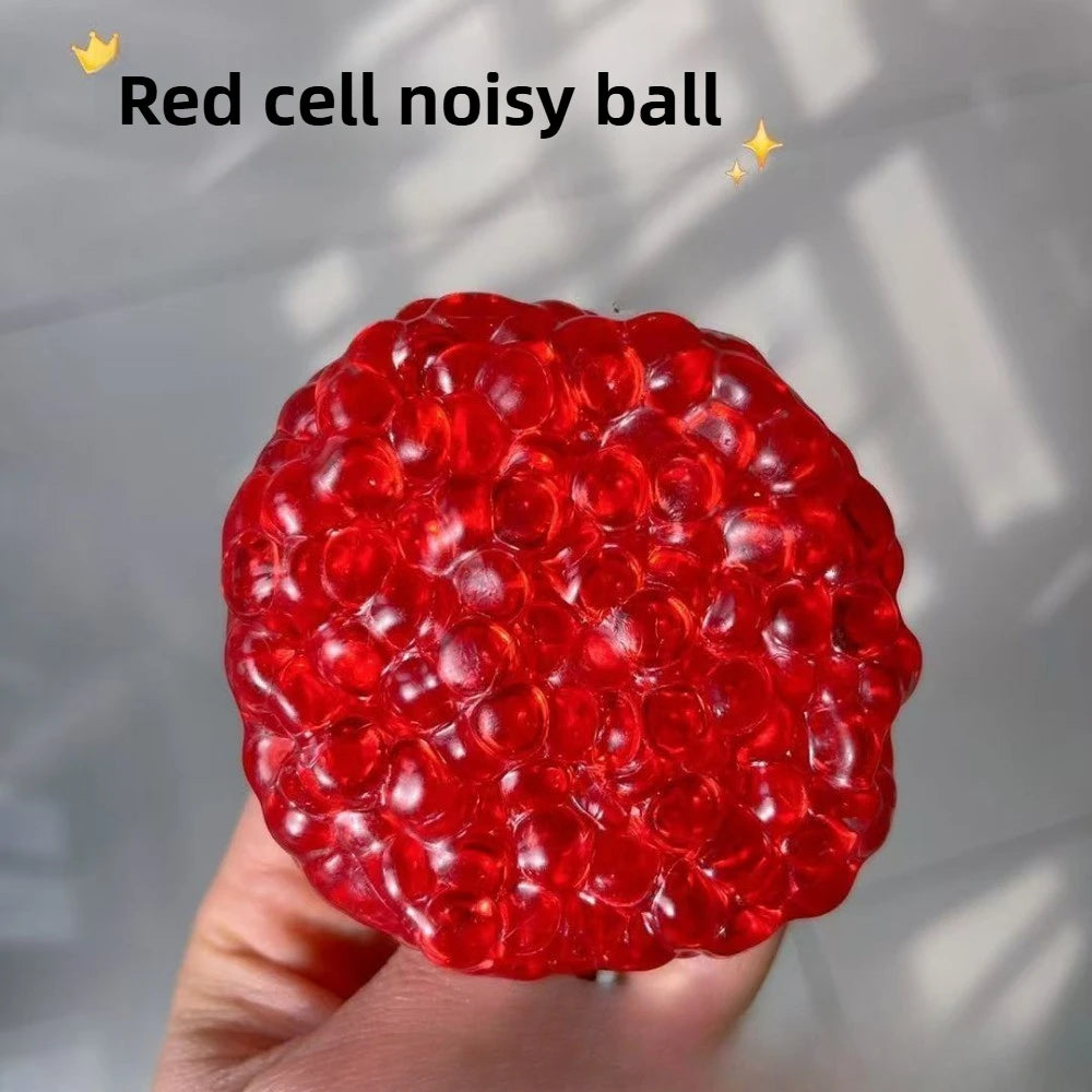 Ice Bead Squishy Stress Ball | Sensory Fidget Toy for Kids & Adults - Toxic Skullz