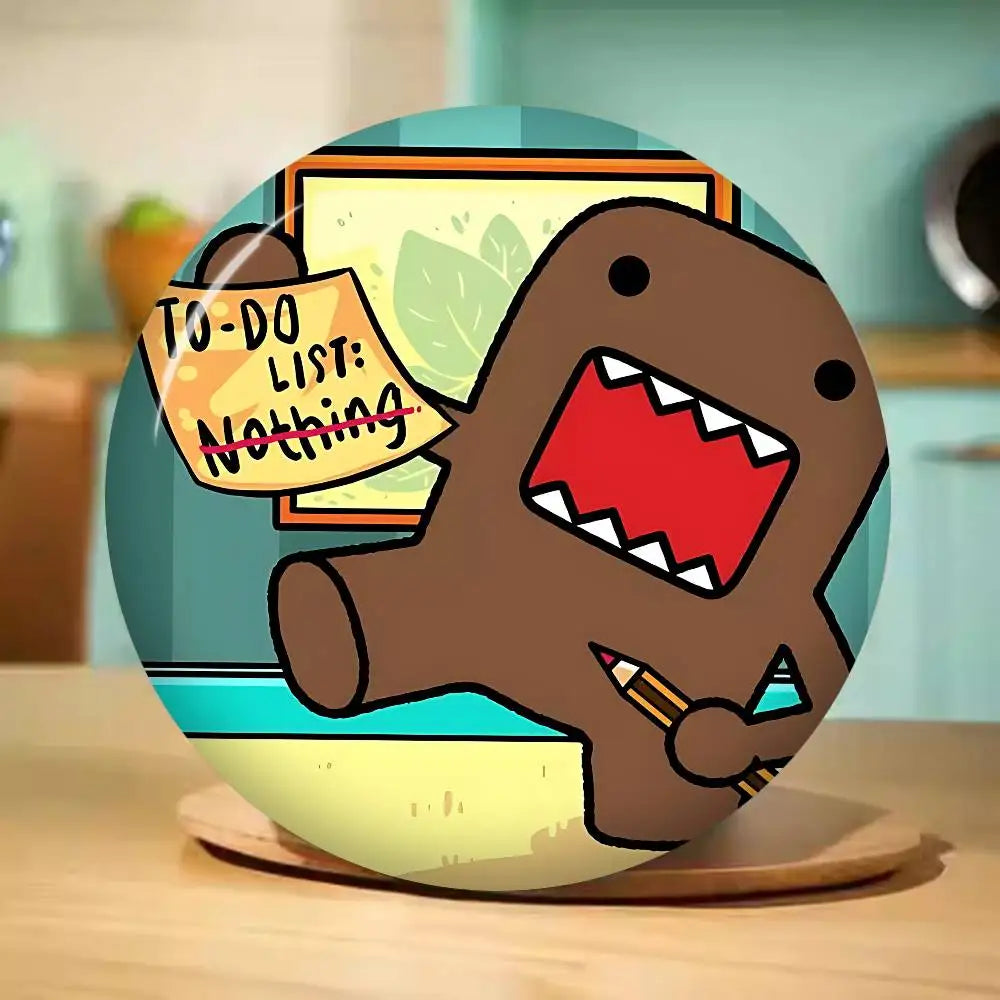 Cute Domo Kun 58mm Handmade Brooch Cartoon Cosplay Badge on Backpack Jewelry Accessories Gifts - Toxic Skullz
