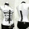 Skeleton Ribcage Graphic Cami Top - Toxic Skullz