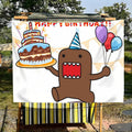 Cute Domo Kun flag For Bedroom Living Bar Garden Outdoor Active Decoration Background And Concert - Toxic Skullz