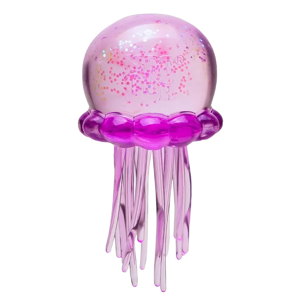 Trending Nee Doh Jellyfish & Cube Squish Toy, Soft Jelly Squeeze Stress Relief Fidget Toy, Sensory NeeDoh for Kids & Adults - Toxic Skullz