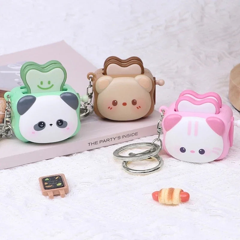 Animal Character Toaster Keychain Protective Case - Toxic Skullz
