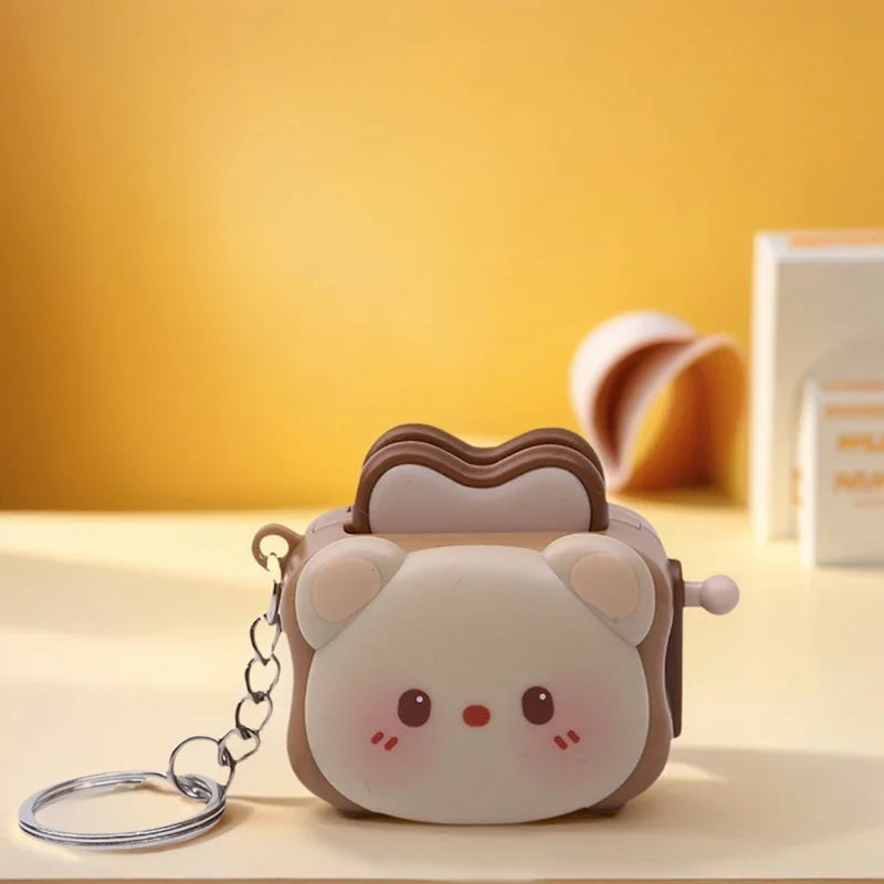 Animal Character Toaster Keychain Protective Case - Toxic Skullz