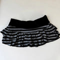 Toxic Skullz Layered Ruffle Mini Skirt - Toxic Skullz